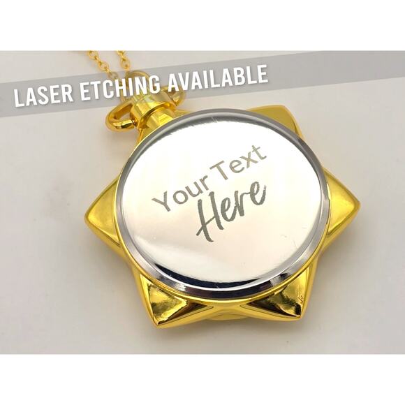 Sailor Moon Inspired Pocket Pendant Watch – Moon & Stars Anime Necklace Gift - Picture 7 of 9